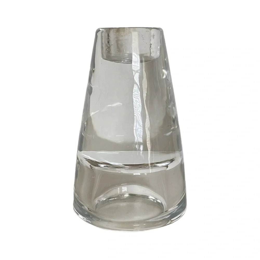 Crate & Barrel Clear Glass Votive Candle Holder